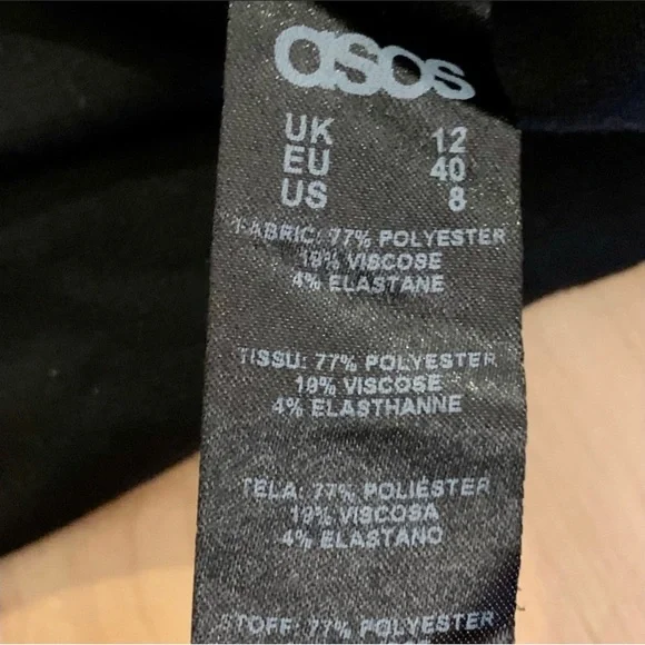 ASOS Black sequin halter dress - Picture 5 of 8